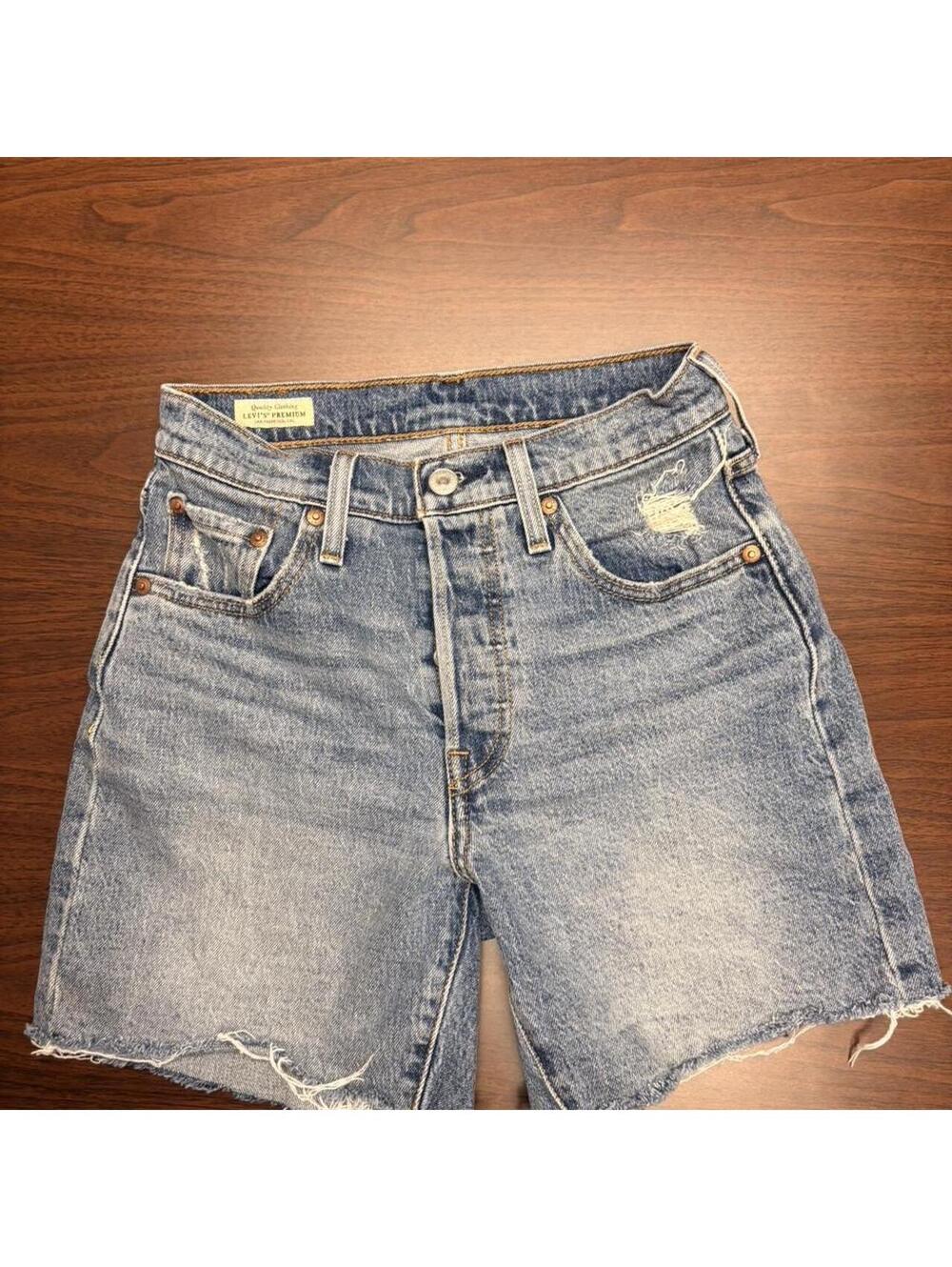 Levi's Vintage Blue Denim Cutoff Shorts W25